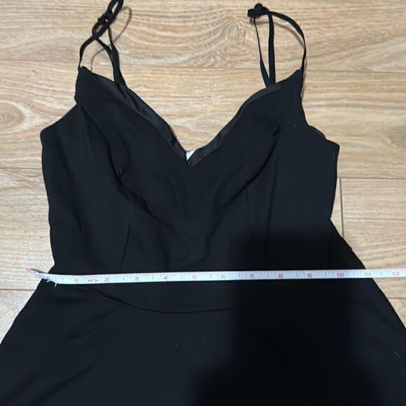 Mikey and joey black peplum top size small - Picture 2 of 5